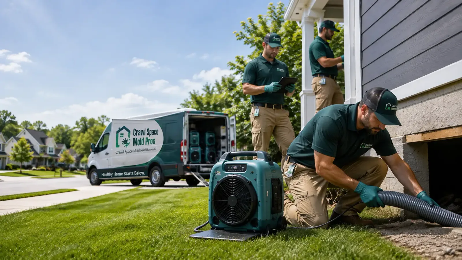 Crawl Space Mold Removal in Salem, MA
